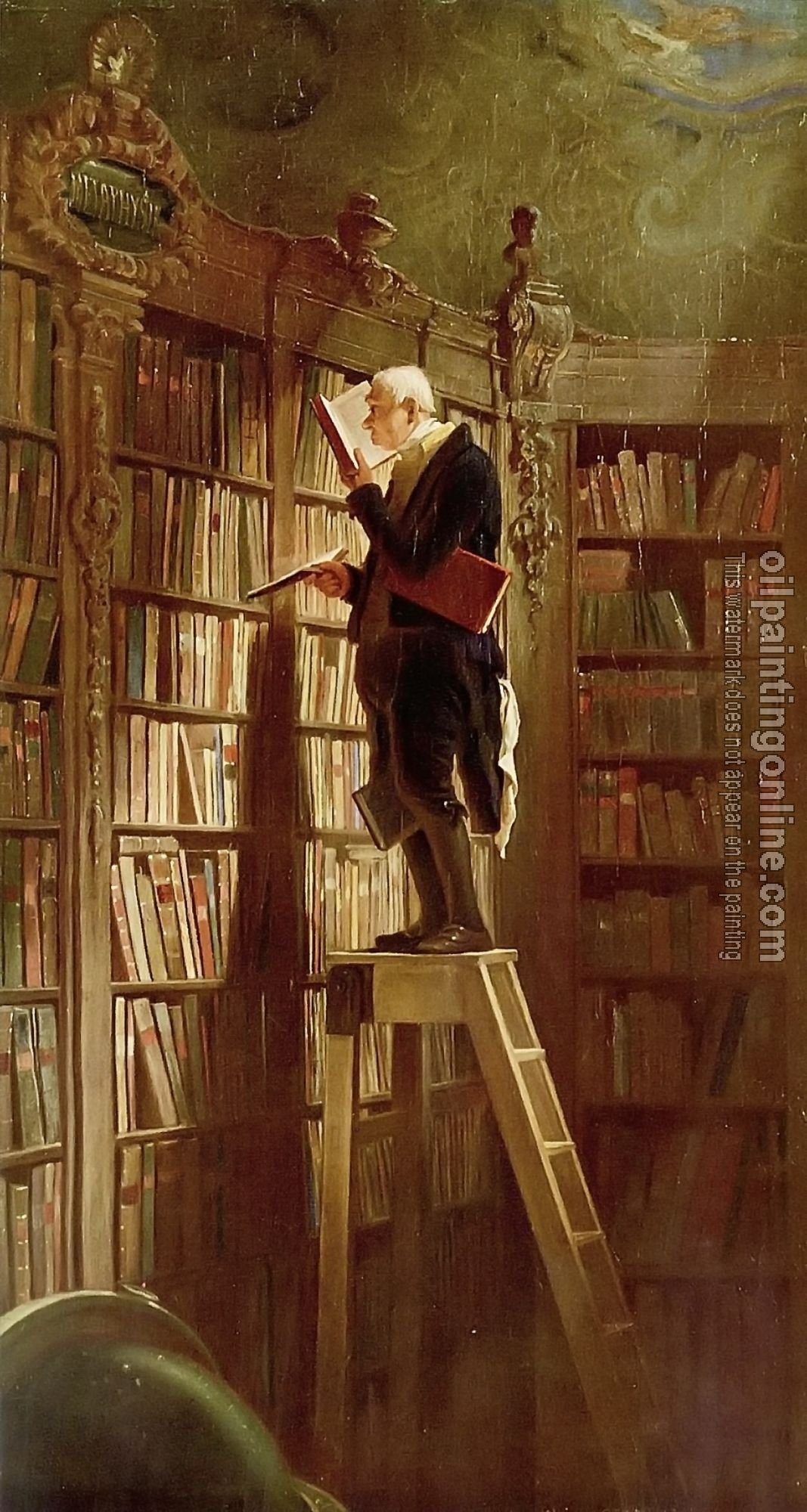 Carl Spitzweg - The Bookworm